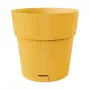 STEFANPLAST Ethica gėlių vazonas su padėklu Ø40x39cm Garstyčių geltonumo