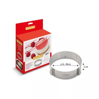 GUARDINI apvalus torto žiedas su kintamu diametru Ø16-28cm