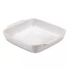 GUARDINI Ceramica kvadratinis keraminis kepimo indas 22,5 x 22,5 x 5 cm Baltas