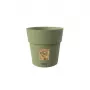STEFANPLAST Ethica gėlių vazonas su padėklu, 20 cm, žalias