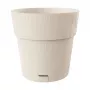 STEFANPLAST Ethica vazonas su padėklu Ø40x39cm Baltas