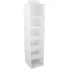 ORDINETT pakabinamas organizatorius su 6 lentynomis 30x30x120cm medvilnė pilkas