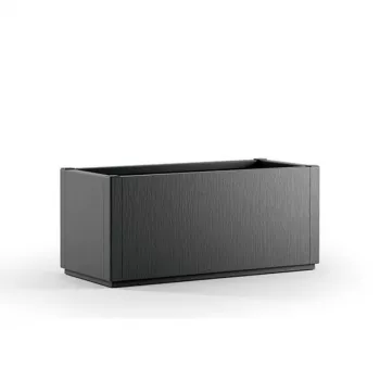 STEFANPLAST Gėlių dėžė Ethica 80x36x35 cm Pilka