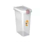 STEFANPLAST naminių gyvūnų maisto laikymo konteineris 25L 10kg permatomas/baltas