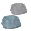 STEFANPLAST Break 4 gyvūnų maisto dubenėlis, 2L, 28x28x10 cm, neslystantis, įvairių spalvų pilkas/mėlynas
