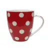 ASI COLLECTION Puodelis Dots 513 ml raudonas su baltais taškeliais