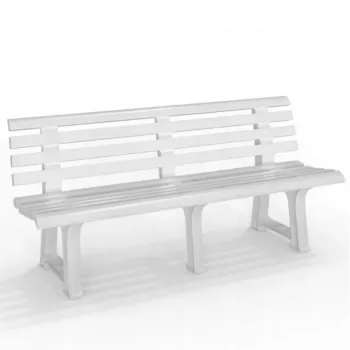 BICA Sodo suoliukas Olimpia 150x53x77cm Baltas