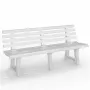 BICA Sodo suoliukas Olimpia 150x53x77cm Baltas