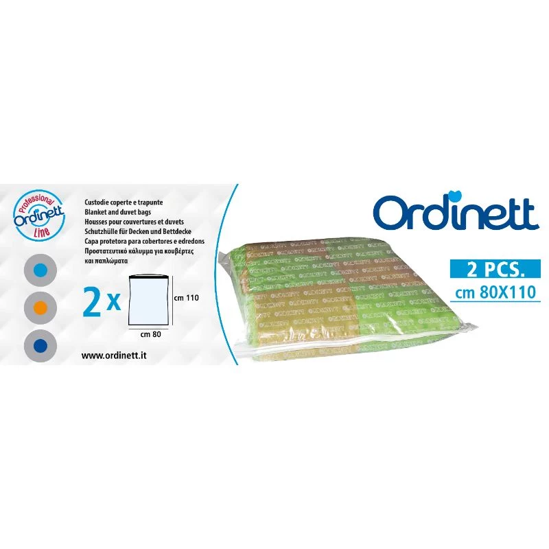 ORDINETT plastikiniai universalūs drabužių maišai, 5 vnt., 42x52 cm