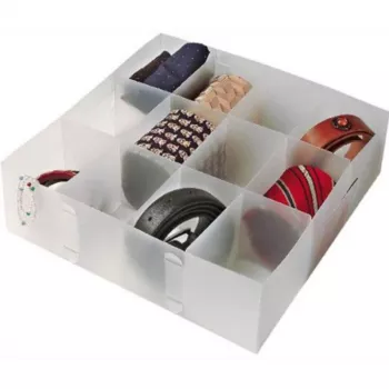 ORDINETT Organizer L 30,5x30,5x10cm Top Class permatoma laikymo dėžė