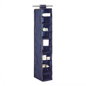 ORDINETT 10 lentynų organizatorius 20x29x120 cm mėlynas
