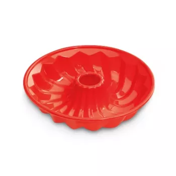 GUARDINI Savarin kepimo forma silikoninė Juliette Ø24x5,5cm raudona