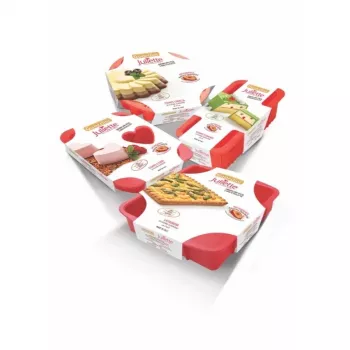 GUARDINI Savarin kepimo forma silikoninė Juliette Ø24x5,5cm raudona