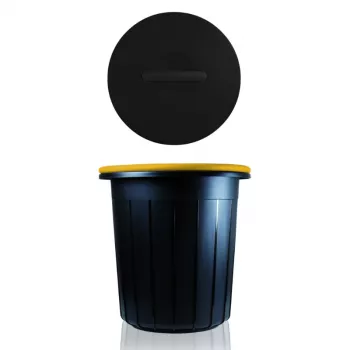GIOSTYLE Eco Solution 25L perdirbimo šiukšliadėžė tamsiai pilka/geltona