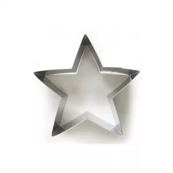 GUARDINI Kalėdinė žvaigždės formos pyrago forma 20 x 20 cm, neprideganti, anglinio plieno