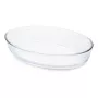 GUARDINI ovalus boro silikatinio stiklo kepimo indas 35x24x7 cm 3L