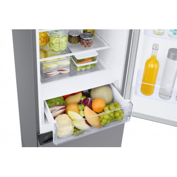 Samsung RL38C600CSA/EG Laisvai pastatomas šaldytuvas-šaldiklis, 203 cm aukštis, energinio efektyvumo klasė C, sidabrinis