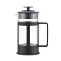 ASI COLLECTION kavos presas GULFI M 600ml French Press, borosilikato stiklas, juodas/sidabrinis