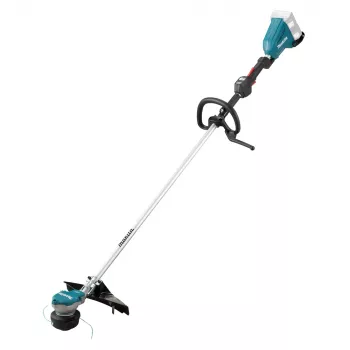 Makita DUR368LZX3 36V (2x18V) bešepetėlinis krūmapjovis, 350 mm pjovimo plotis, dviračio tipo rankena, skaidomas kotas, tik įrankis