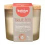 BOLSIUS True Joy Vanilla Delight kvapni žvakė stiklinėje su kamštiniu dangteliu, Ø66x83 mm