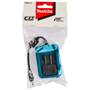 Makita CXT 12V max Li-Ion akumuliatoriaus adapteris su DC cilindriniu lizdu (5,5 x 2,1 mm), 2,2A