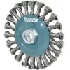 Makita D-77540 Pintas vielinis puodelinis šepetys 125 mm M14 Nerūdijantis plienas
