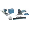 Makita pjūklų rinkinys MEU029J (SP6000J + 4351FCTJ) - panardinamasis diskinis pjūklas ir švytuoklinis siaurapjūklis, mėlynas/juodas