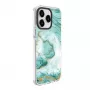 Evelatus Apple iPhone 15 Pro PC+TPU dėklas su MagSafe - mėlynas marmuras