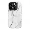 Evelatus Armor dėklas Apple iPhone 15 Pro – TPU+PC hibridas, marmuro baltas spaudinys