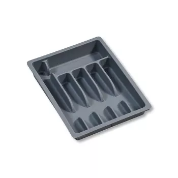KESPER stalo įrankių stalčiaus organizatorius pilkas 5 skyriai 33x26x5 cm