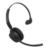 Jabra Evolve3 45 Mono Link 390A laidinis ant ausies ausinių rinkinys, skirtas Microsoft Teams, USB-A, juodas