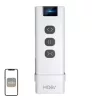 MOES YK2169 ZigBee 3.0 belaidis scenų jungiklis, 4 mygtukų, 12 scenų, maitinamas baterija, baltas