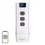 MOES YK2169 ZigBee 3.0 belaidis scenų jungiklis, 4 mygtukų, 12 scenų, maitinamas baterija, baltas