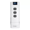 MOES YK2169 ZigBee 3.0 belaidis scenų jungiklis, 4 mygtukų, 12 scenų, maitinamas baterija, baltas