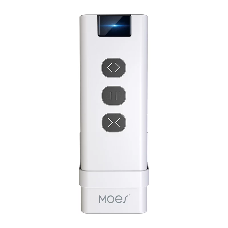MOES YK2169 ZigBee 3.0 belaidis scenų jungiklis, 4 mygtukų, 12 scenų, maitinamas baterija, baltas