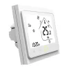 MOES BHT-002 Wi-Fi LCD išmanusis vandens šildymo termostatas, jutiklinis ekranas, programėlė ir balso valdymas, baltas
