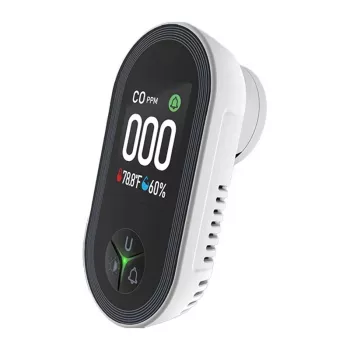 MOES S02-CO anglies monoksido detektorius, Zigbee 3.0, LCD ekranas, 85 dB signalas