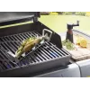 GEFU BBQ žuvų laikiklis iš nerūdijančio plieno, sulankstomas, skirtas kepti ant grotelių ir kepti orkaitėje iki 3 žuvų