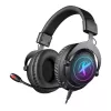 Defender EPIC PRO 7.1 Virtual Surround Sound RGB žaidimų ausinės su mikrofonu, USB, juodos