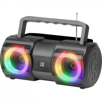 Defender BeatBox 20 nešiojamas Bluetooth garsiakalbis 20W su apšvietimu, mikrofonu, FM, USB, TF