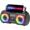 Defender BeatBox 20 nešiojamas Bluetooth garsiakalbis 20W su apšvietimu, mikrofonu, FM, USB, TF