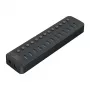 ORICO CT2U3-13AB-EU-BK-BP 13 prievadų USB 3.0 šakotuvas su 60W maitinimo adapteriu, juodas