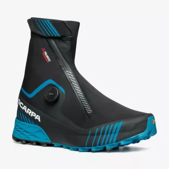Scarpa Ribelle Run Kalibra G vyrų bėgimo takeliais batas, BOA Fit, GORE-TEX, juodas/žydras, EU 45