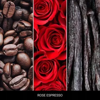 Millefiori White Rose Espresso automobilio oro gaiviklis su ventiliacijos grotelių laikikliu