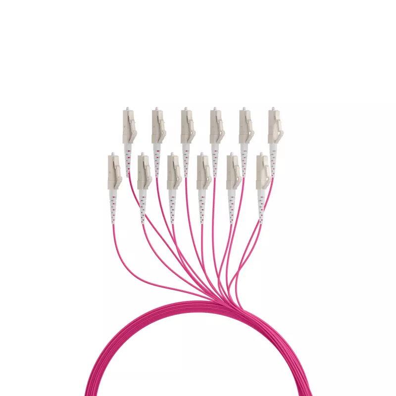EFB Elektronik magistralinis kabelis U-DQ ZN BH OM4 12G 1x12 LC-LC 90m Dca LSZH - Šviesolaidinis kabelis - 90 m O8342S90OM4
