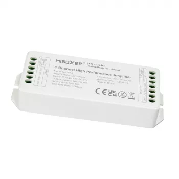 Synergy 21 LED valdiklis AMP-Serie 4 kanalų stiprintuvas, skirtas MiLight/MiBoxer (PA4)