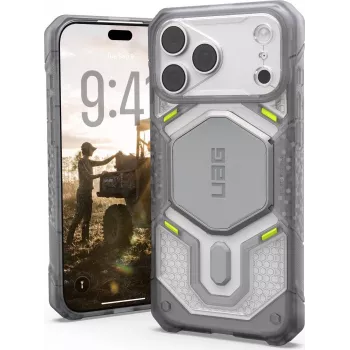 UAG Urban Armor Gear Monarch Pro MagSafe dėklas Limited VEIL kolekcija, skirtas Apple iPhone 18 Pro Max/17 Pro Max - Ice permatomas 114568114381