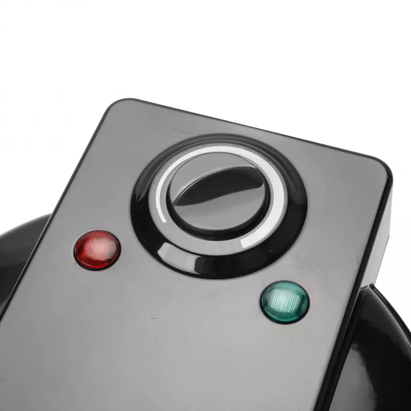 EMERIO WM-131149 vaflių keptuvė su nepridegančia danga, be BPA, juoda