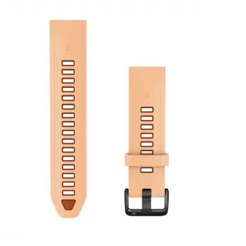 Garmin QuickFit 20 mm silikoninis laikrodžio dirželis - rausvas / rudens oranžinis 010-14506-03