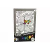 LEAN TOYS Dėlionė spalvinimui 500 elementų Drugelis